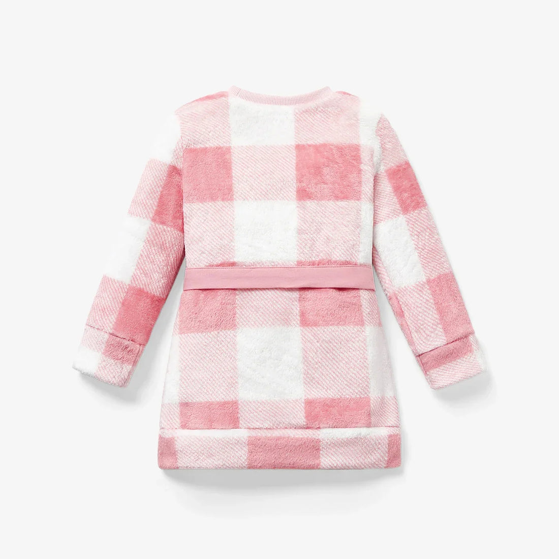 Girls Waist Bag Houndstooth Long Sleeve Dress Set (Age 24M-6YRS)