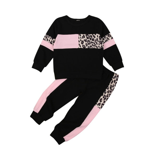 Boys / Girls Leopard Tracksuit Set (Age 12M-6YRS)
