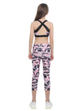 Girls Camouflage Tank Top & Cropped Legging Set (Age 4-14yrs)